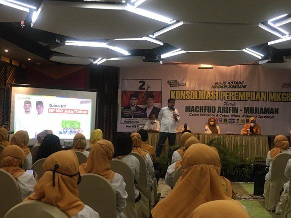 MKGR Jatim Siap Kawal 10 Ribu Suara Kemenangan Machfud Arifin-Mujiaman