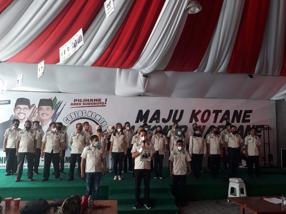 Tolak Melakukan Kecurangan dan Dicurangi Relawan Machfud Arifin-Mujiaman Deklarasikan Diri
