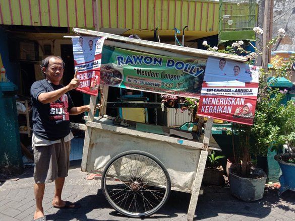 Pegiat UMKM ekslokalisasi Dolly-Jarak Dukung Eri Cahyadi-Armuji