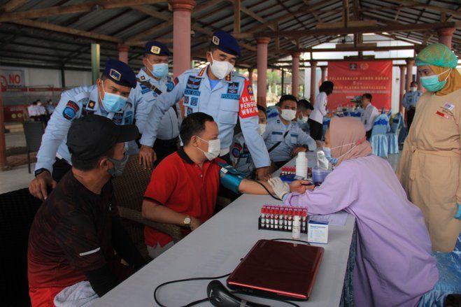 WBP Lapas Surabaya Survivor COVID-19 Donorkan Darah Plasma Konvalesen