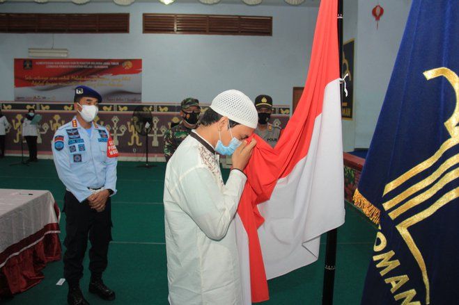 Satu Teroris di Lapas Surabaya Ikrarkan NKRI