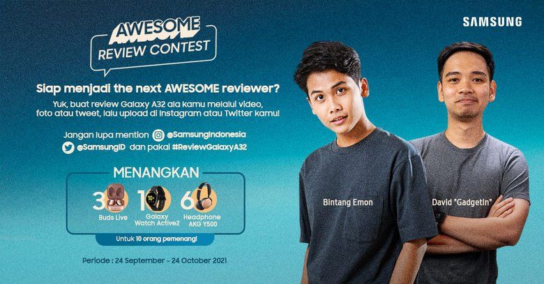 Ikuti Awesome Review Contest Bareng Galaxy A32