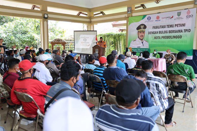 TPID Kota Probolinggo Pertemukan Petani dan Bulog Guna Stabilkan Harga Pangan