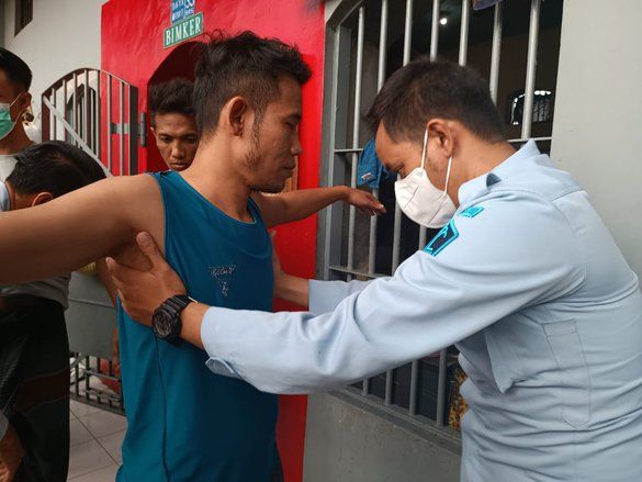 Antisipasi Peredaran Narkoba, Ruang Tahanan Lapas Mojokerto Dirazia