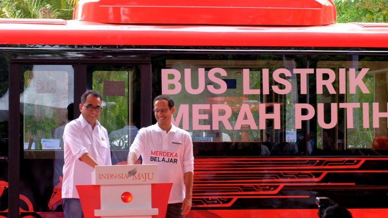 Jelang Presidensi G20, Bus Listrik Buatan PT INKA dan Perguruan Tinggi Diluncurkan