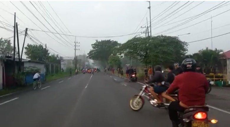 Balap Liar Usai Salat Subuh di Bangsal Mojokerto Dibubarkan Polisi
