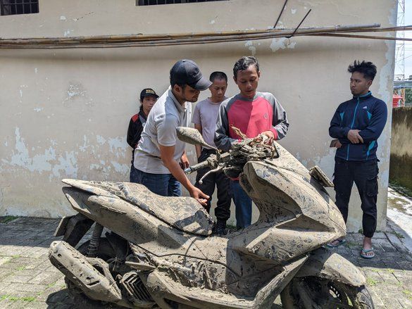 Warga Dawarblandong Digegerkan Penemuan Motor PCX di Tengah Persawahan