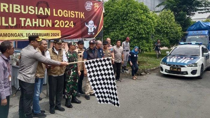 KPU Lamongan Mulai Distribusikan Logistik Pemilu 2024 ke Kecamatan