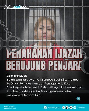 Tak Hanya Tahan Ijazah, Tindak Pemberi Kerja Pelanggar Aturan Ketenagakerjaan