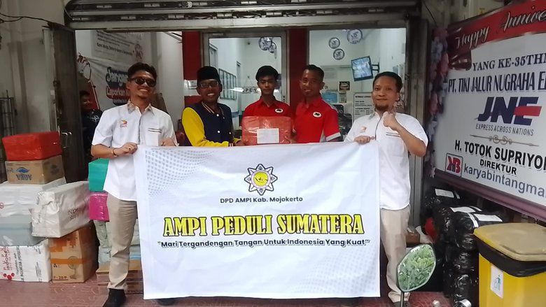 Tidar dan AMPI Mojokerto Salurkan Bantuan Kemanusian ke Sumatra