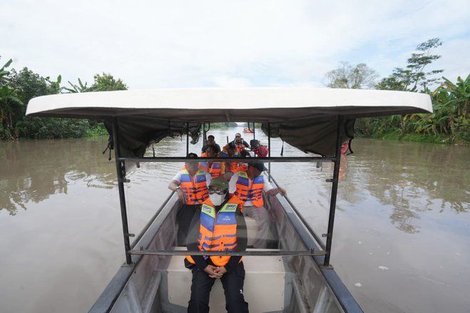 Susur Sungai Ngotok Tambah Wahana Wisata di Taman Bahari Mojopahit