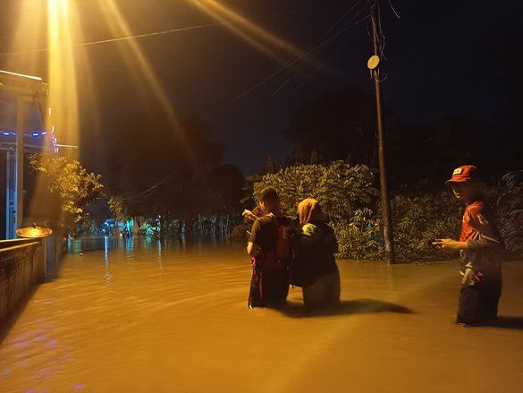 Tiga Dusun di Mojokerto Terendam Banjir, 11 Warga Dievakuasi