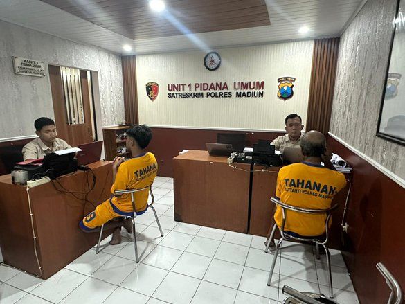 Dua Pelaku Curanmor Spesialis Kunci Tertinggal Ditangkap di Madiun