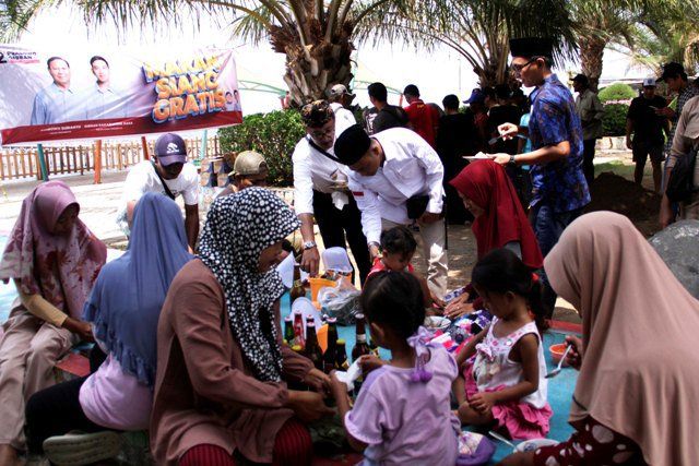 Gerindra Situbondo Gelar Kampanye Capres-Cawapres dan Makan Siang Gratis
