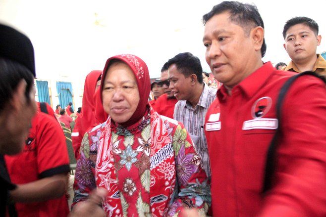 Gerilya Tapal Kuda, Risma Konsolidasikan Kader Tiga Partai Pendukung