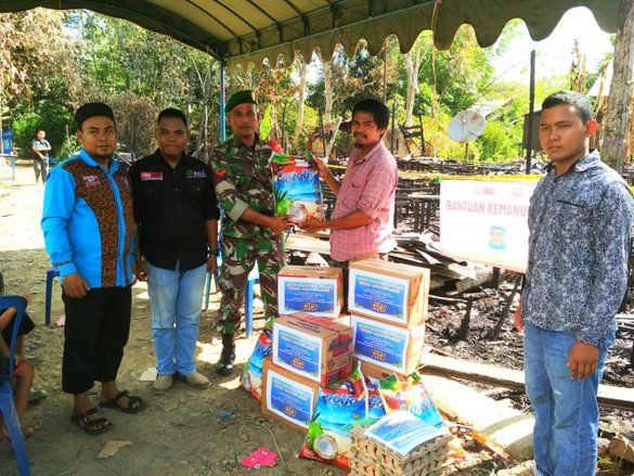 MRI-ACT Bersama Wongsolo Respon Cepat Kebakaran di Amuntai