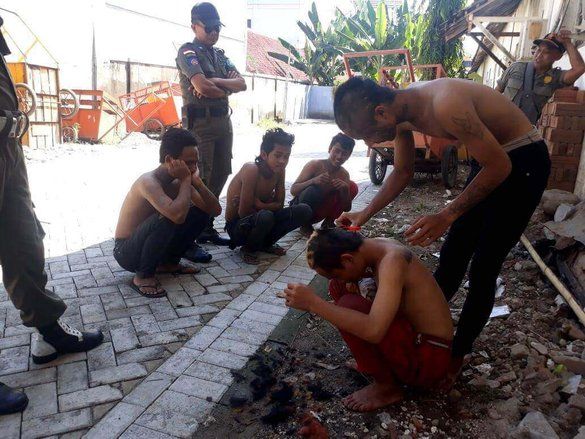 Anak Punk Hamil Terjaring Razia Satpol PP Ponorogo