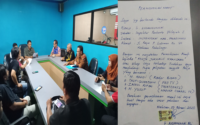 Mengaku Salah, Oknum Inspektorat Pengusir Wartawan di Probolinggo Minta Maaf 