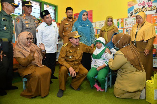 Hari Kedua, Imunisasi Campak di Sumenep Capai 15,1 Persen dari 73.969 Sasaran