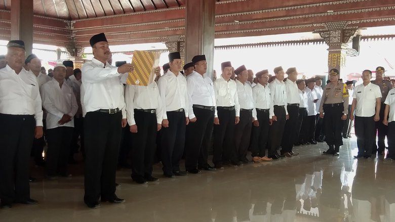 721 Calon Kepala Desa se Mojokerto Gelar Ikrar Damai