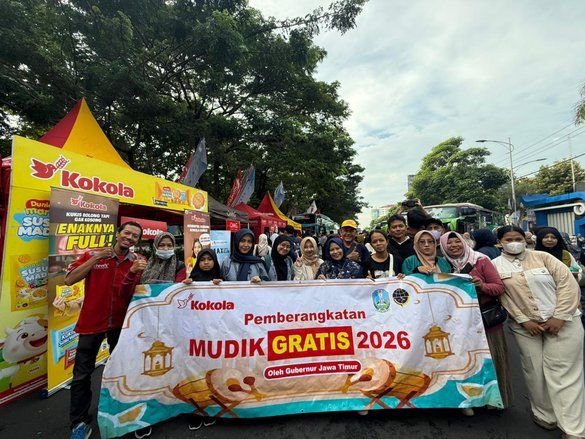 Dampingi Mudik Gratis Jatim, Snack Ini Tebar Sharing Happylicious untuk 4.000 Pemudik