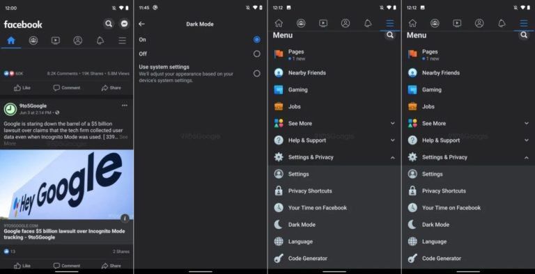 Fitur Mode Gelap Facebook untuk Android Segera Hadir