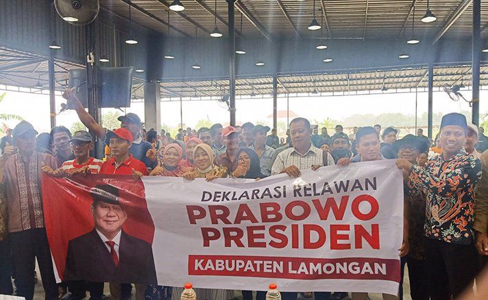 Petani dan Petambak Lamongan Gelar Dekralasi Siap Menangkan Prabowo Subianto di Pilpres 2024