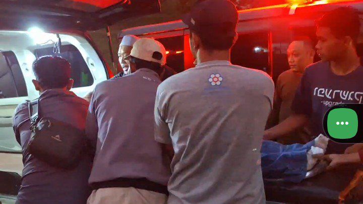 Diduga Rem Blong, Sepeda Motor Terjun ke Jurang di Jalur Wisata Pacet