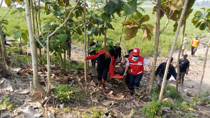 Nenek di Mojokerto Diduga Semalaman Terjebak Lumpur
