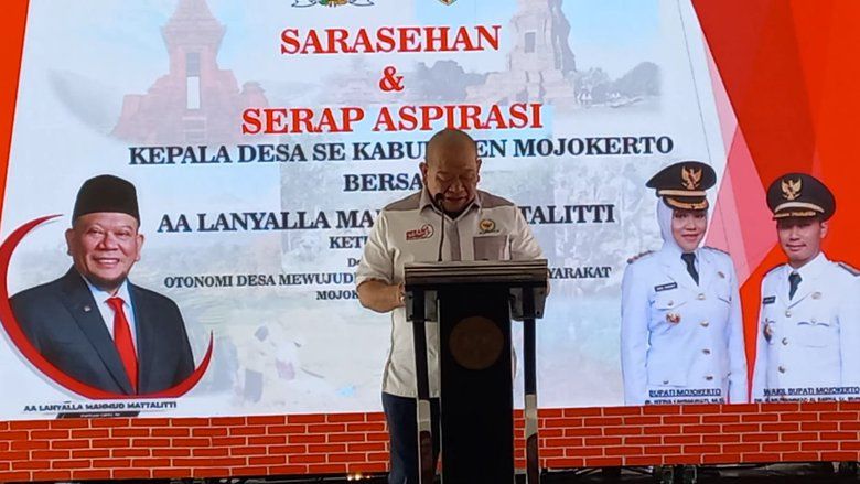 Kades se Kabupaten Mojokerto Ajukan 7 Usulan ke DPD RI La Nyalla