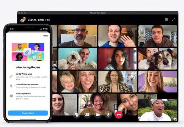 Facebook Hadirkan Fitur Siaran Langsung di Messenger Rooms