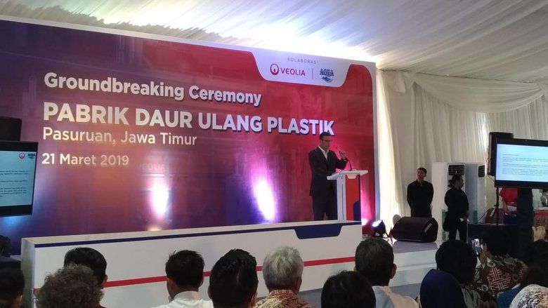 Veolia Indonesia Bangun Pabrik Daur Ulang Botol Terbesar
