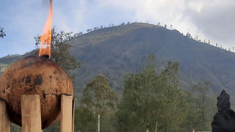 BPBD Halangi Api di Gunung Ranti Tak Menyeberang ke Ijen