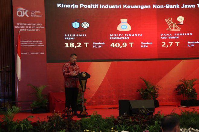 Kinerja Industri Jasa Keuangan Jatim Tumbuh Positif Tahun 2018