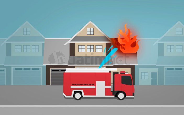 Gudang Bekas Pabrik Kertas di Madiun Terbakar