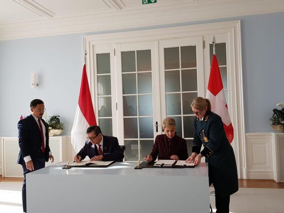 Indonesia-Swiss Teken Perjanjian MLA