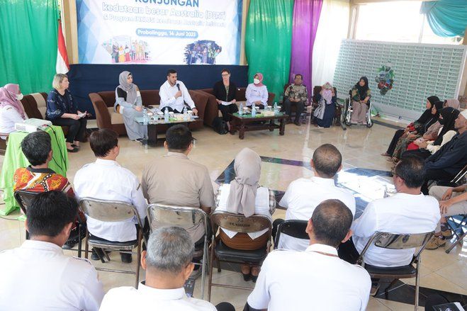 Jalin Kemitraan Inklusi, Kedutaan Besar Australia Kunjungi Kota Probolinggo