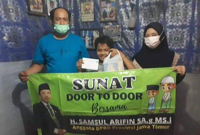 Anggota DPRD Jatim Fraksi PKB Beri Layanan Sunat Door to Door untuk Warga Surabaya