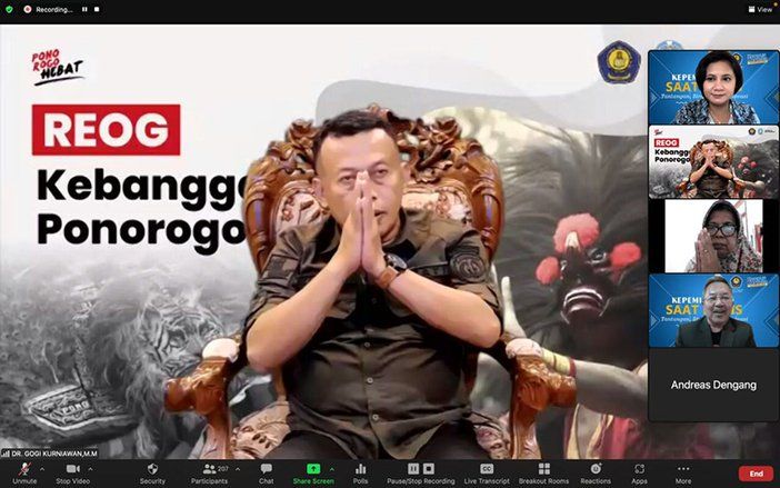 Siasati Refocusing, Sugiri Bangun Ponorogo dengan Gotong Royong