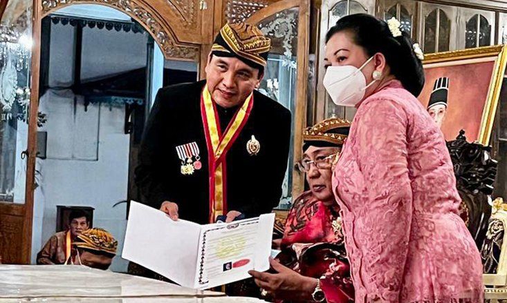Ketua Komjak Peroleh Gelar Kehormatan Dari Keraton Surakarta