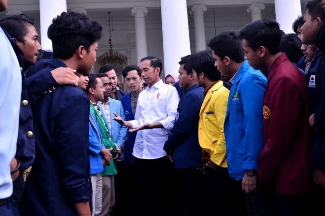 Bertemu Mahasiswa, Presiden Beber Program Pembangunan SDM