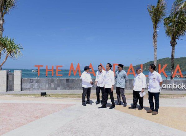 Presiden Jokowi Tinjau Perkembangan Pembangunan KEK Mandalika