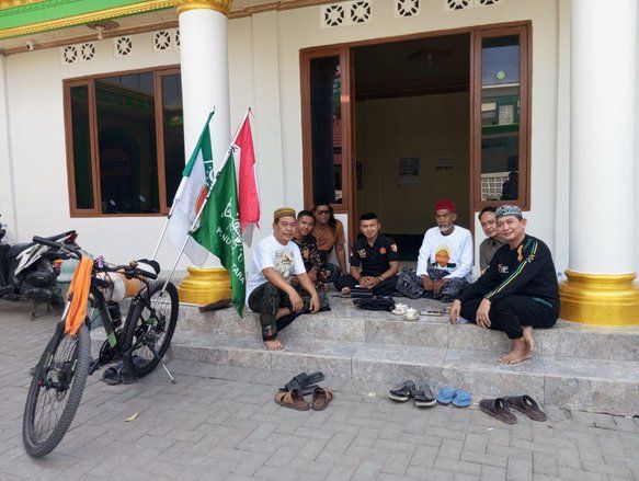 Demi Muktamar ke-35 NU, Ndan Arif Kayuh Sepeda dari Sumsel ke Jombang