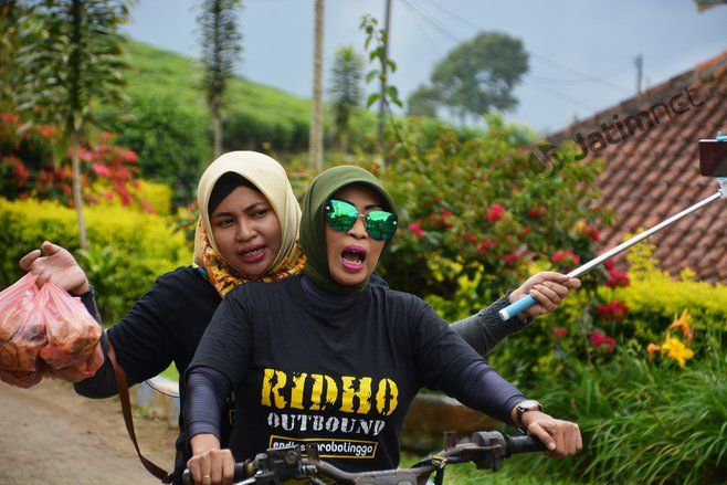 Pesona Kampung Bunga di Kaki Gunung Argopuro Probolinggo
