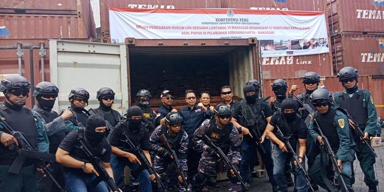 Tiga Direktur Pemilik Kayu Ilegal di Jayapura Jadi Tersangka