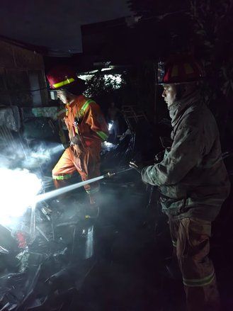 ‎Kebakaran Dapur di Tegal Gede Jember, Damkar Padamkan Api dalam 1,5 Jam