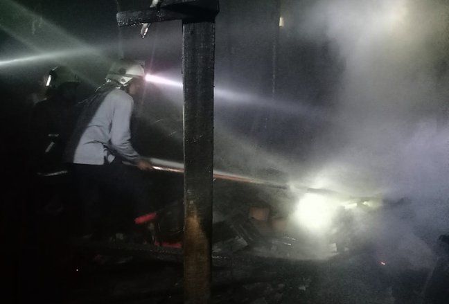 Home Industri Sound Sistem Mojoanyar Mojokerto Terbakar