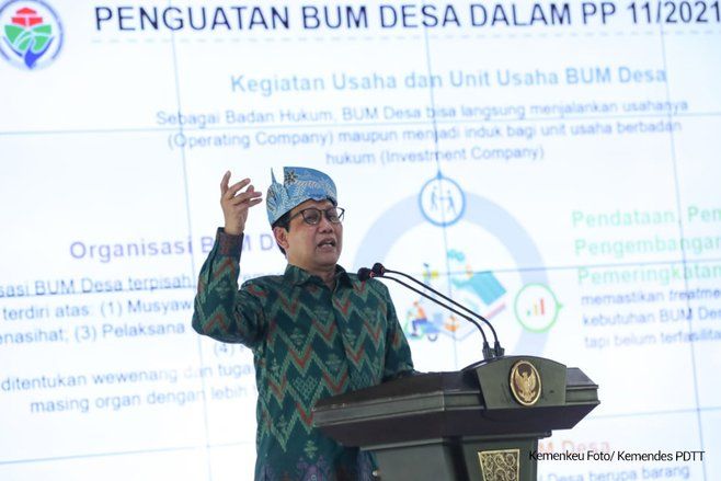 Mendes&nbsp;PDTT: BUMDes&nbsp;Kunci Pemulihan Ekonomi Tingkat Desa