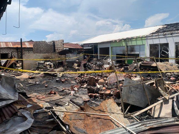 Puluhan Ruko Ludes Terbakar, Kerugian Kebakaran Pasar Baru Tuban Ditaksir Rp500 Juta