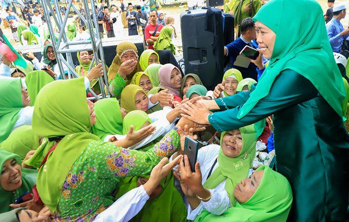 Khofifah Apresiasi Peran PC Muslimat NU jadi Bagian Penting Satgas Penurunan Stunting